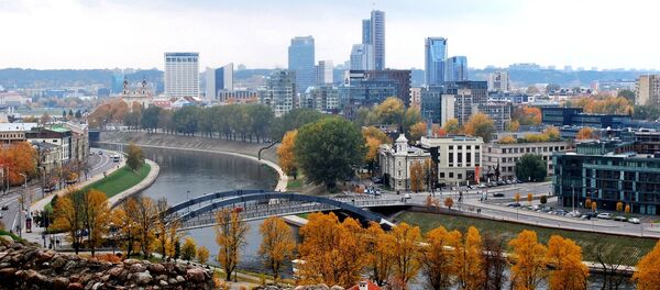 Осенняя панорама Вильнюса, архивное фото - Sputnik Литва