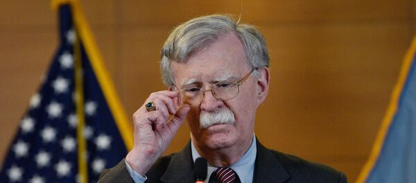 Пресс-конференция советника президента США по нацбезопасности Дж. Болтона Пресс-конференция советника президента США по нацбезопасности Дж. Болтона - Sputnik Литва