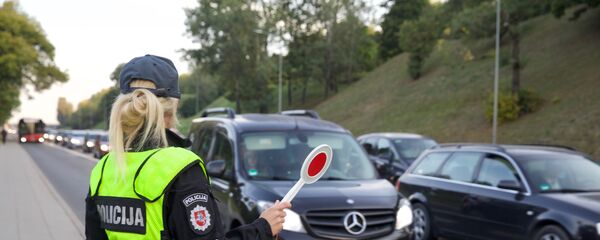 Литовская полиция, архивное фото Литовская полиция, архивное фото - Sputnik Lietuva