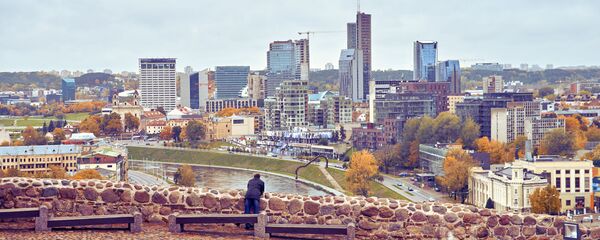 Вид на центр Вильнюса, архивное фото - Sputnik Литва