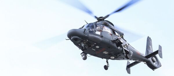 Вертолет ВВС Литвы Вертолет ВВС Литвы - Sputnik Литва