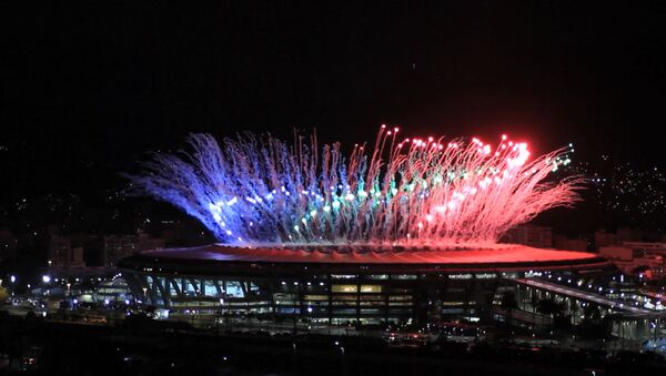 Фейерверки осветили небо над Рио-де-Жанейро на открытии Паралимпиады - Sputnik Lietuva