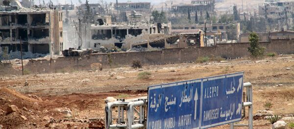 Сирийская армия освободила от боевиков территорию военных училищ в Алеппо Сирийская армия освободила от боевиков территорию военных училищ в Алеппо - Sputnik Литва