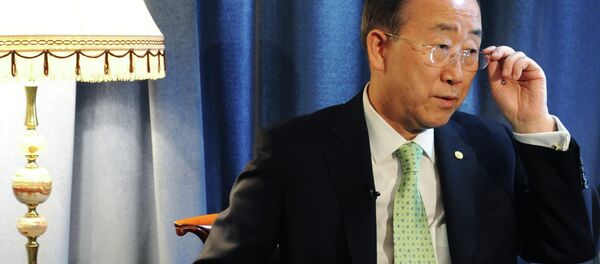 Генеральный секретарь ООН Пан Ги Мун - Sputnik Литва