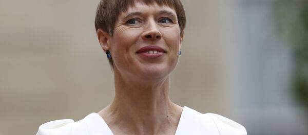 Президент Эстонии Керсти Кальюлайд, архивное фото - Sputnik Литва