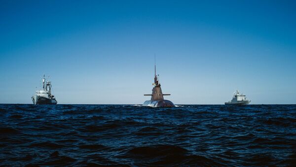 Vokietijos karinių jūrų pajėgų povandeninis karo laivas - Sputnik Lietuva