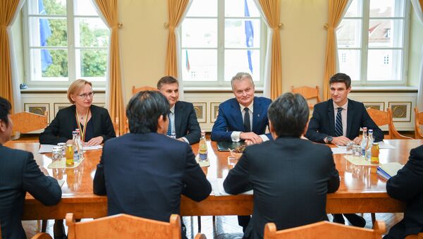 Президент Литвы Гитанас Науседа встретился с представителями Японского банка международного сотрудничества - Sputnik Lietuva