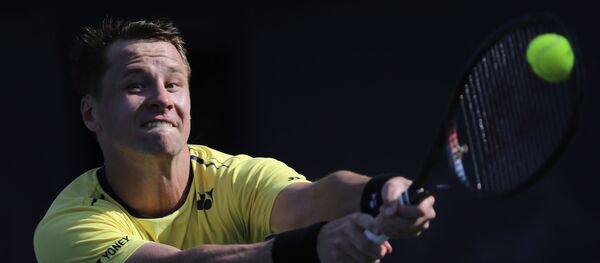 Литовский теннисист Ричардас Беранкис, архивное фото - Sputnik Литва