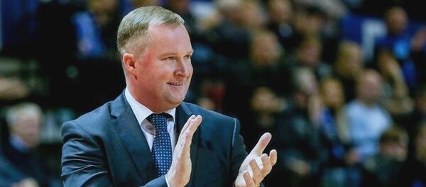 Литовский тренер по баскетболу Казис Максвитис, архивное фото - Sputnik Литва