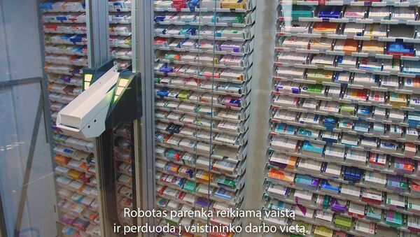 В Сантаришской клинике в Вильнюсе появился робот-фармацевт - Sputnik Литва