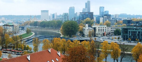 Осенняя панорама Вильнюса, архивное фото Осенняя панорама Вильнюса, архивное фото - Sputnik Lietuva