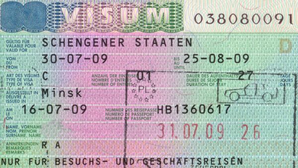 Шенгенская виза, архивное фото - Sputnik Lietuva