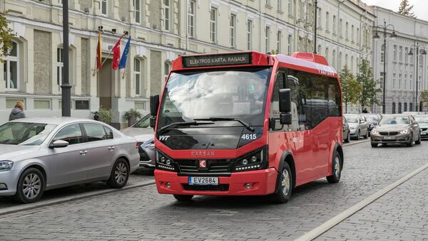 elektriniai autobusai Karsan Jest Elektric Vilniuje - Sputnik Lietuva