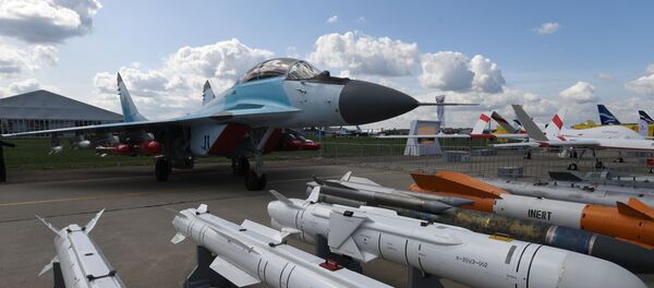 Российский истребитель МиГ-35, архивное фото Российский истребитель МиГ-35, архивное фото - Sputnik Lietuva