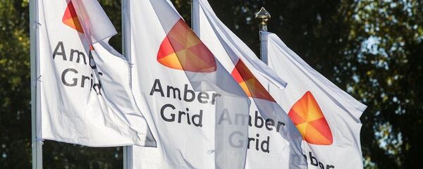 Логотип компании Amber Grid, архивное фото - Sputnik Литва