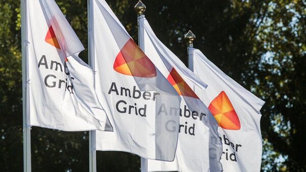 Логотип компании Amber Grid, архивное фото - Sputnik Литва