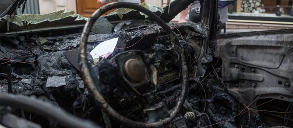 Sudegęs automobilis - Sputnik Lietuva