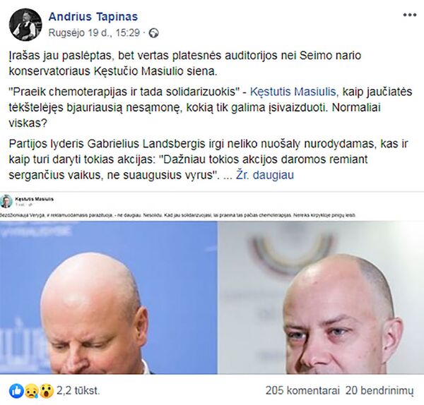 Solidarumas dėl populiarumo? Kodėl Veryga nusiskuto plaukus Solidarumas dėl populiarumo? Kodėl Veryga nusiskuto plaukus - Sputnik Lietuva