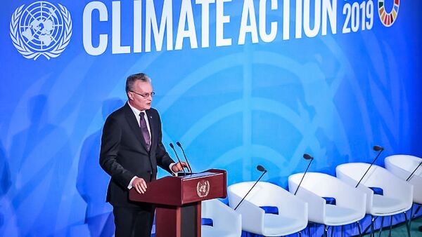 Гитанас Науседа с выступил на саммите генеральной ассамблеи ООН по изменению климата - Sputnik Литва