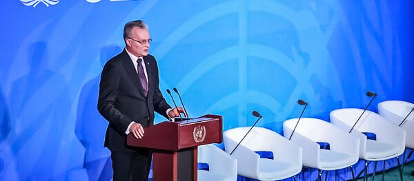 prezidentas Gitanas Nausėda JT susitikime prezidentas Gitanas Nausėda JT susitikime - Sputnik Lietuva