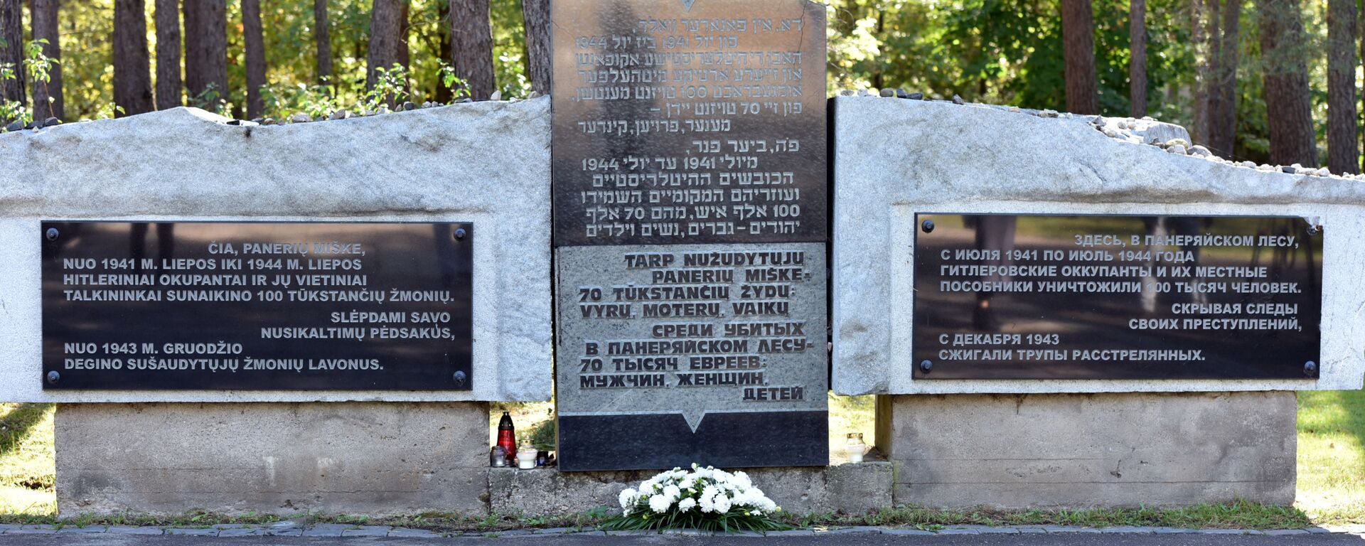 День памяти жертв Холокоста в Вильнюсе - Sputnik Lietuva, 1920, 24.03.2021