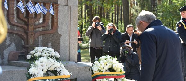 День памяти жертв Холокоста в Вильнюсе День памяти жертв Холокоста в Вильнюсе - Sputnik Lietuva