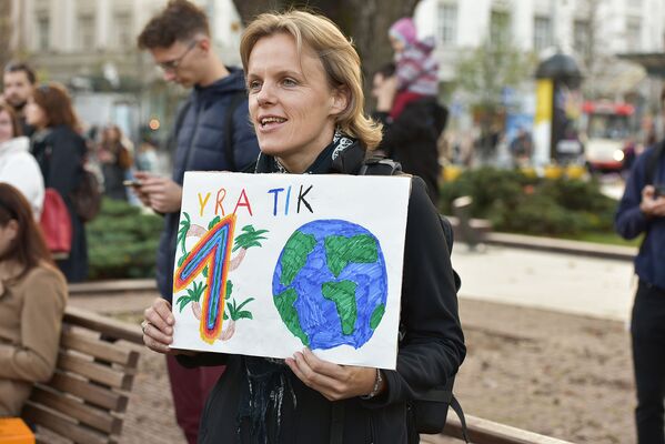 Митинг в Вильнюсе – “Забастовка по климату” - Sputnik Lietuva
