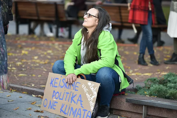 Митинг в Вильнюсе – “Забастовка по климату” Митинг в Вильнюсе – “Забастовка по климату” - Sputnik Lietuva