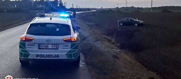 Дорожная полиция, Литва, архивное фото - Sputnik Литва