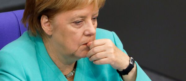 Vokietijos kanclerė Angela Merkel Vokietijos kanclerė Angela Merkel - Sputnik Lietuva