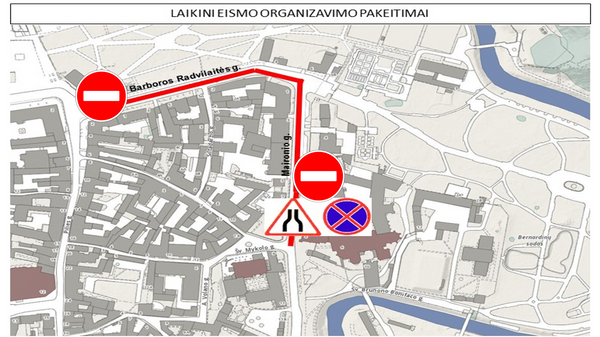 Sostinės Radvilaitės gatvėje — laikini eismo ir viešojo transporto eismo pokyčiai Sostinės Radvilaitės gatvėje — laikini eismo ir viešojo transporto eismo pokyčiai - Sputnik Lietuva