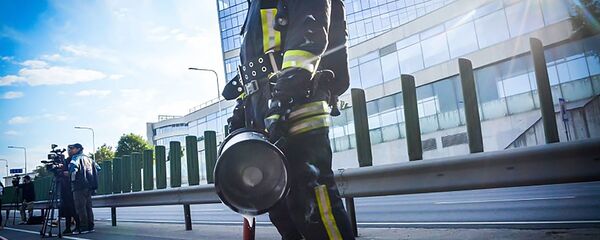 Литовский пожарный, архивное фото - Sputnik Литва