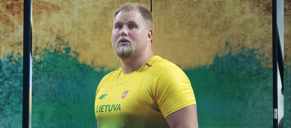 Литовский атлет Андрюс Гуджюс, 30 сентября 2019 года - Sputnik Литва
