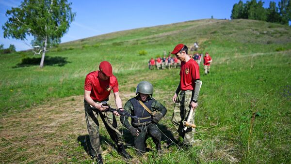 Rusijos gvardijos kariškių teisės dėvėti raudoną beretę bandymai, archyvinė nuotrauka - Sputnik Lietuva