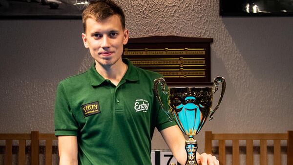 Литовский бильярдист Пиюс Лабутис выиграл представительный турнир в Словении, 30 сентября 2019 года - Sputnik Литва