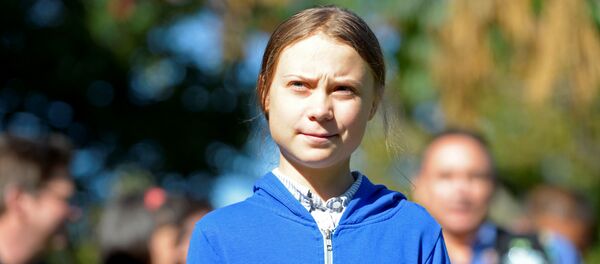 Шведская активистка Грета Тунберг, архивное фото - Sputnik Литва