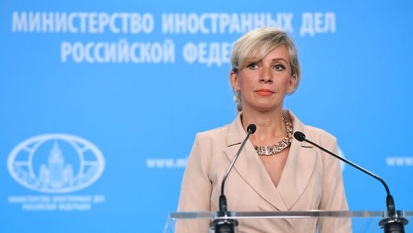 Rusijos užsienio reikalų ministerijos atstovė Marija Zacharova - Sputnik Lietuva