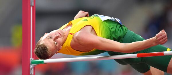 Литовский легкоатлет Андрюс Глебаускас на Чемпионате мира в Дохе, Катар, 1 октября 2019 года - Sputnik Литва