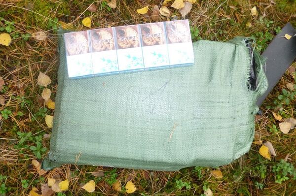 Овчарка помогла литовским пограничникам найти контрабанду в лесу - Sputnik Литва