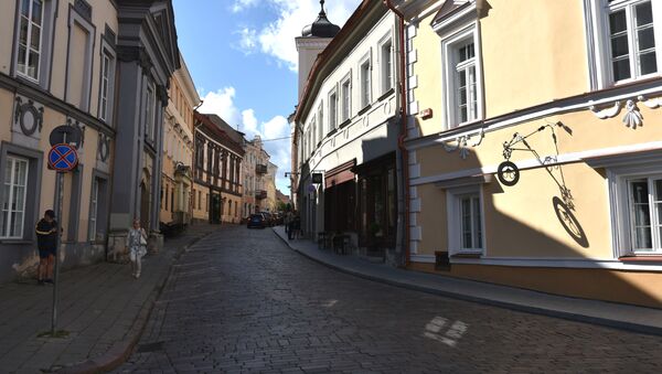 Улочка старого города, Вильнюс, архивное фото  - Sputnik Lietuva