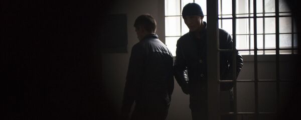 Заключенные в исправительной колонии, архивное фото - Sputnik Литва