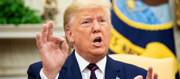 Президент США Дональд Трамп и президент Финляндии Саули Ниинисте в Белом доме в Вашингтоне, 2 октября 2019 Президент США Дональд Трамп и президент Финляндии Саули Ниинисте в Белом доме в Вашингтоне, 2 октября 2019 - Sputnik Lietuva