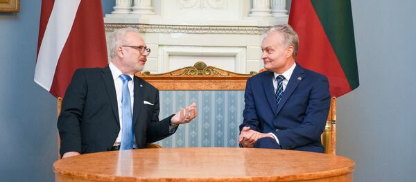 Lietuvos prezidentas Gitanas Nausėda susitiko su Latvijos prezidentu Egiliu Levitu Lietuvos prezidentas Gitanas Nausėda susitiko su Latvijos prezidentu Egiliu Levitu - Sputnik Lietuva