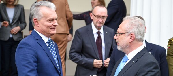 Президент Литвы Гитанас Науседа встретился с президентом Латвии Эгилсом Левитсом - Sputnik Литва