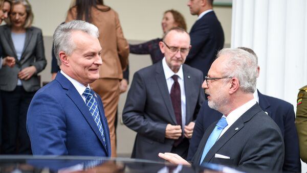 Президент Литвы Гитанас Науседа встретился с президентом Латвии Эгилсом Левитсом - Sputnik Литва