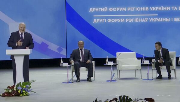 Susitikime su Zelenskiu Lukašenka pavadino Ukrainą Rusija - Sputnik Lietuva