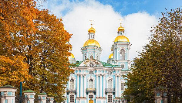 Никольский военно-морской собор в Санкт-Петербурге, архивное фото - Sputnik Литва