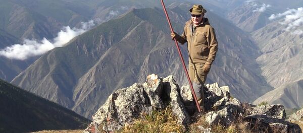 Путин на отдыхе в сибирской тайге - Sputnik Lietuva