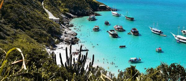 Залив Гуанабара, Бразилия, архивное фото Залив Гуанабара, Бразилия, архивное фото - Sputnik Lietuva