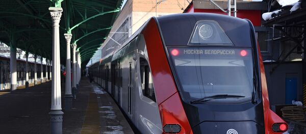 Поезда нового поколения Иволга запустили с Белорусского вокзала, архивное фото Поезда нового поколения Иволга запустили с Белорусского вокзала, архивное фото - Sputnik Lietuva